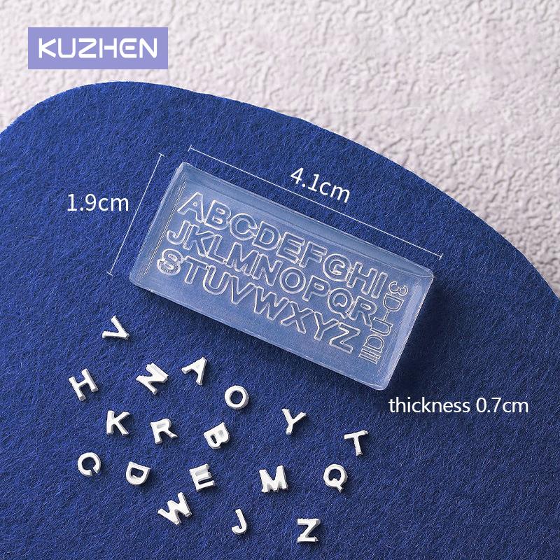 Art And Craft Letter Z - Lettres A-Z Nail Art Silicone 26