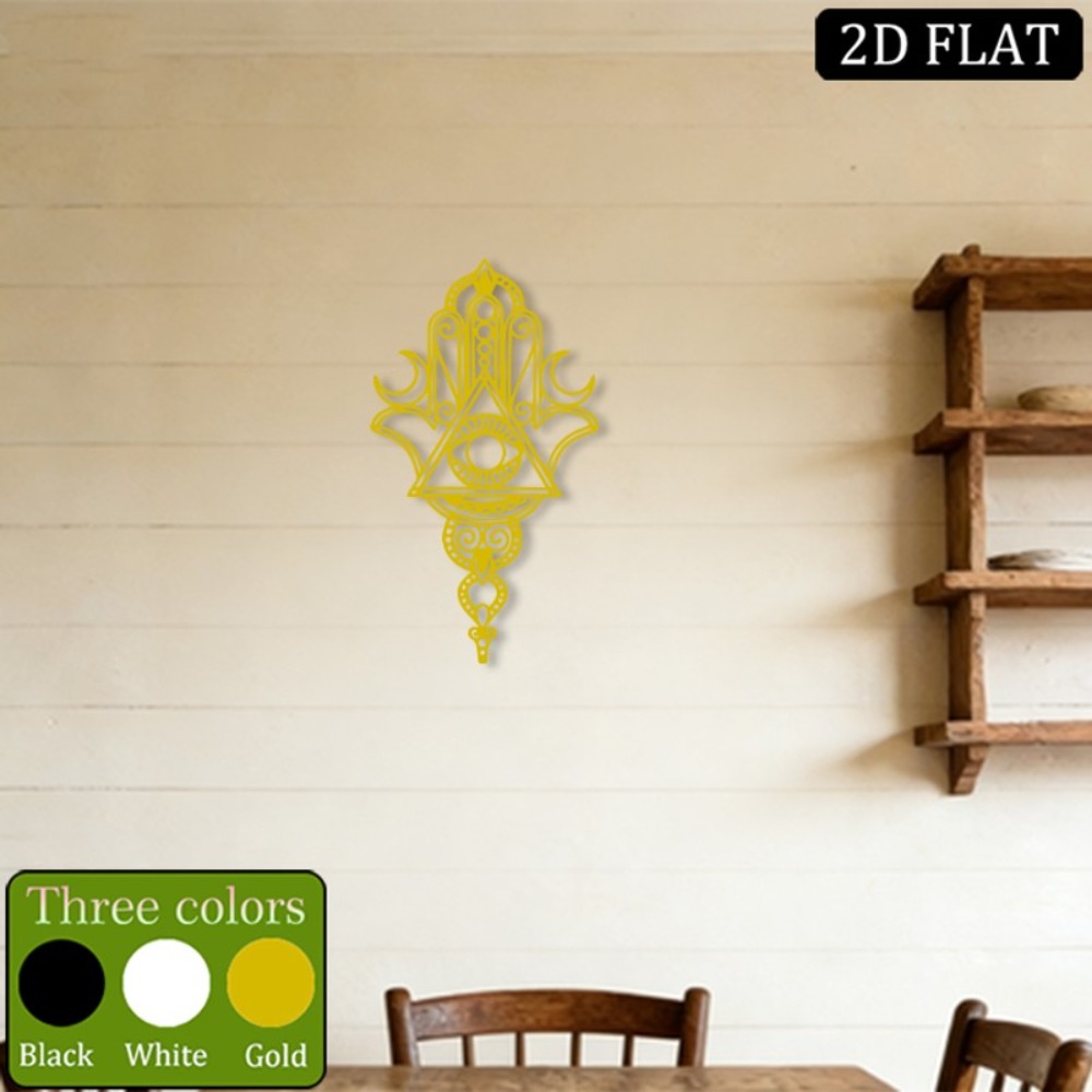 Art & Craft Toys For Kids - CIFBUY Décoration Murale Métallique Hamsa et
