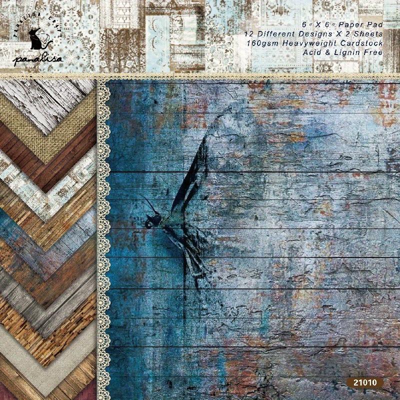 Art Craft Background - 24 feuilles/lot de blocs de papier