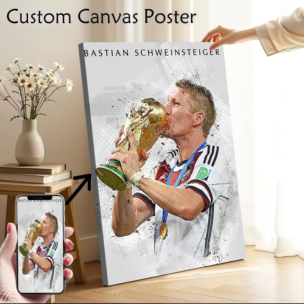 Art Craft Toys - Bastian Schweinsteiger – affiche sur toile