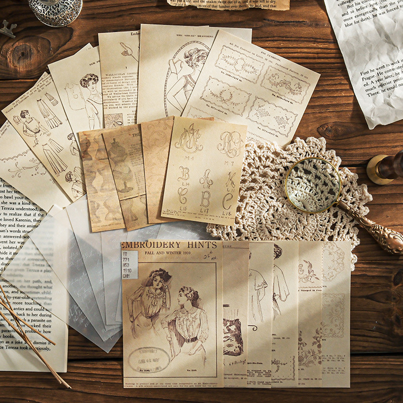 Art Craft Background - Kit de papier artisanal vintage pour