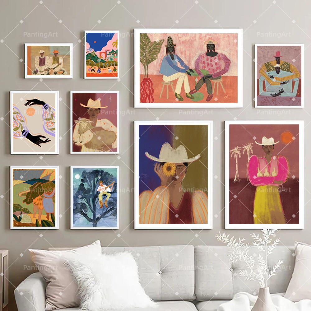 Art Craft Toys - Peinture sur toile Bohemian Cowboy Disco