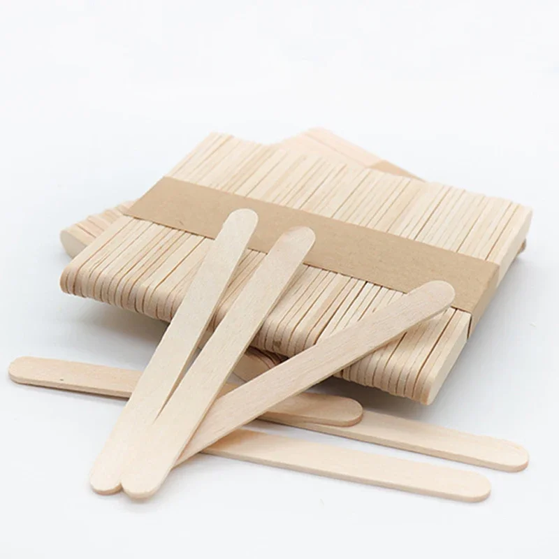 Art Craft With Ice Cream Stick - Bâtonnets de glace en bois naturel,