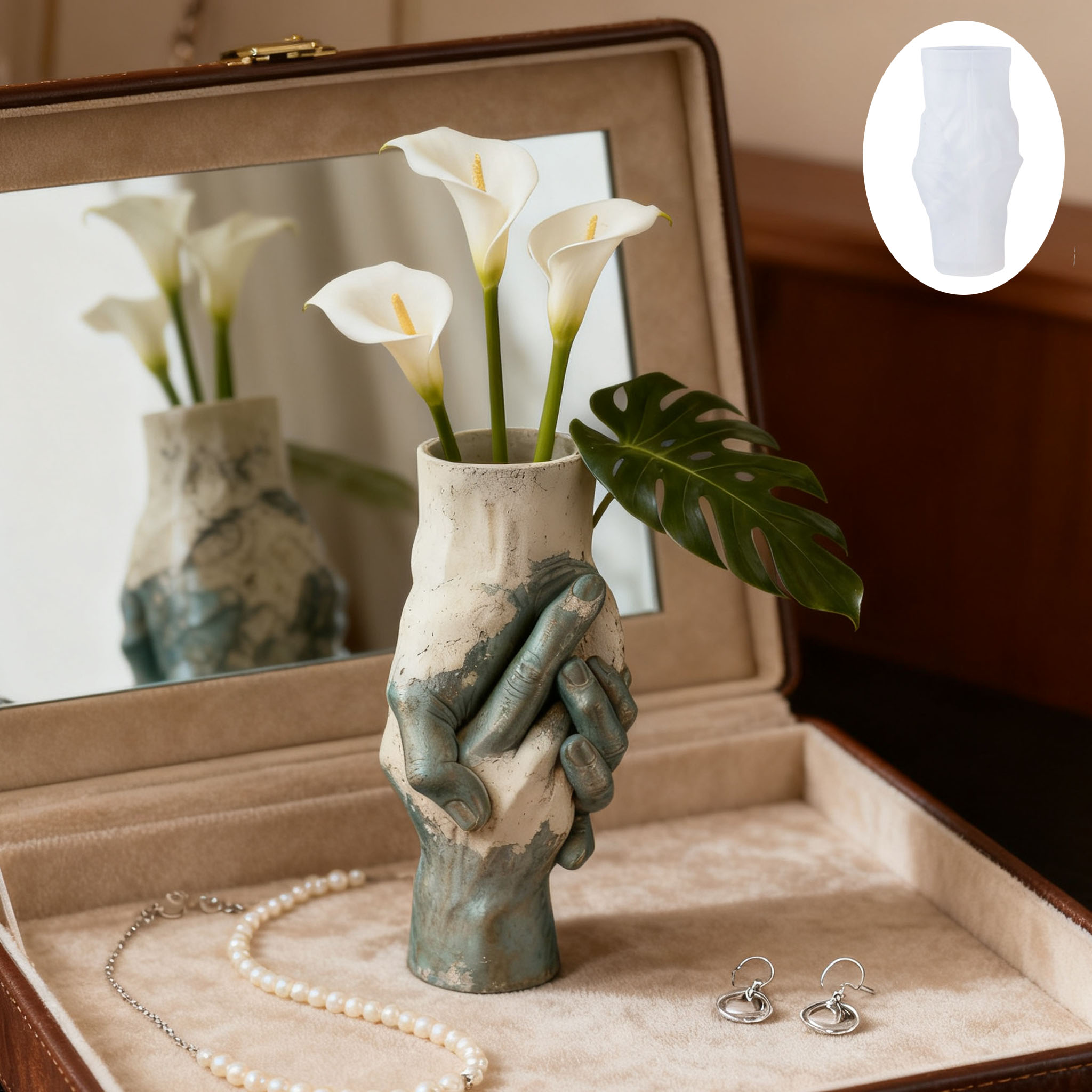 Art Craft Vase - Moule artistique en silicone pour vase