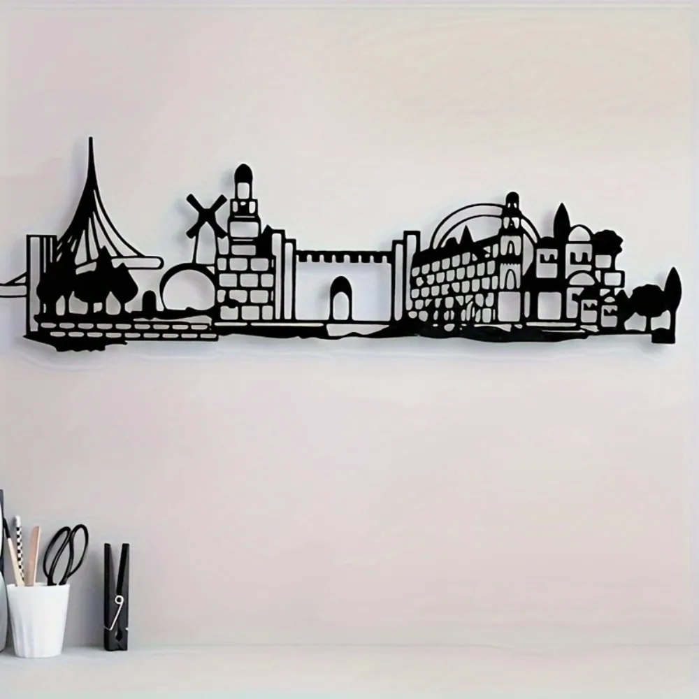 Art & Craft Toys For Kids - CIFBUY Décoration murale en fer, silhouette