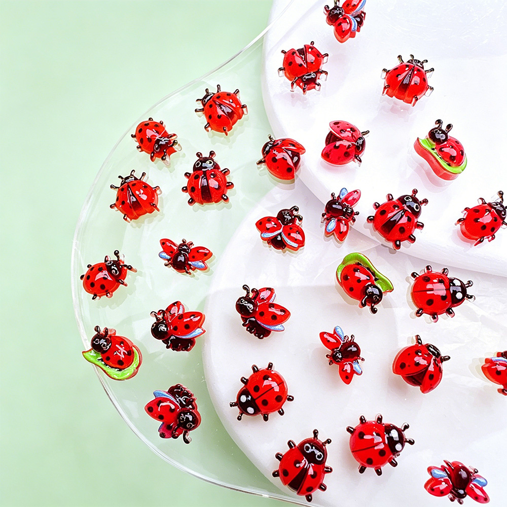 50 Breloques 3D Mini Coccinell - Art Craft Ladybug avis et prix