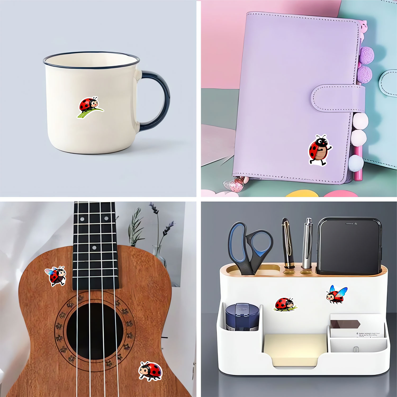 Rouleau d'autocollants coccine - Art Craft Ladybug avis et prix