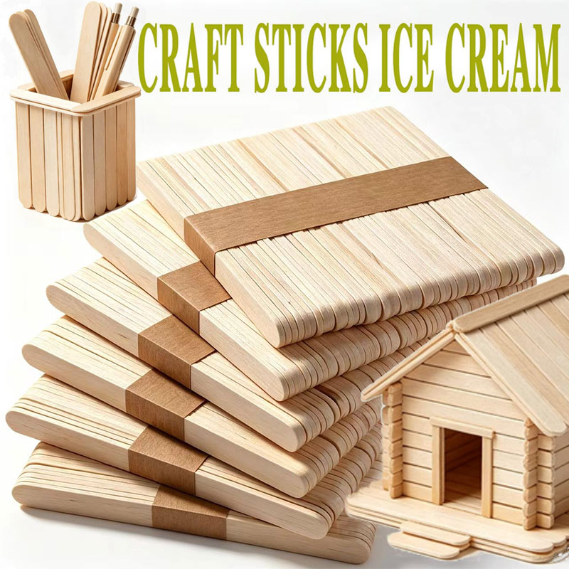 50 bâtonnets en bois naturel p - Art Craft With Ice Cream Stick avis et prix