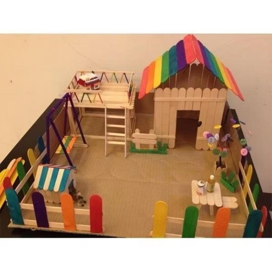 Lot de 50 bâtonnets en bois na - Art Craft With Ice Cream Stick avis et prix