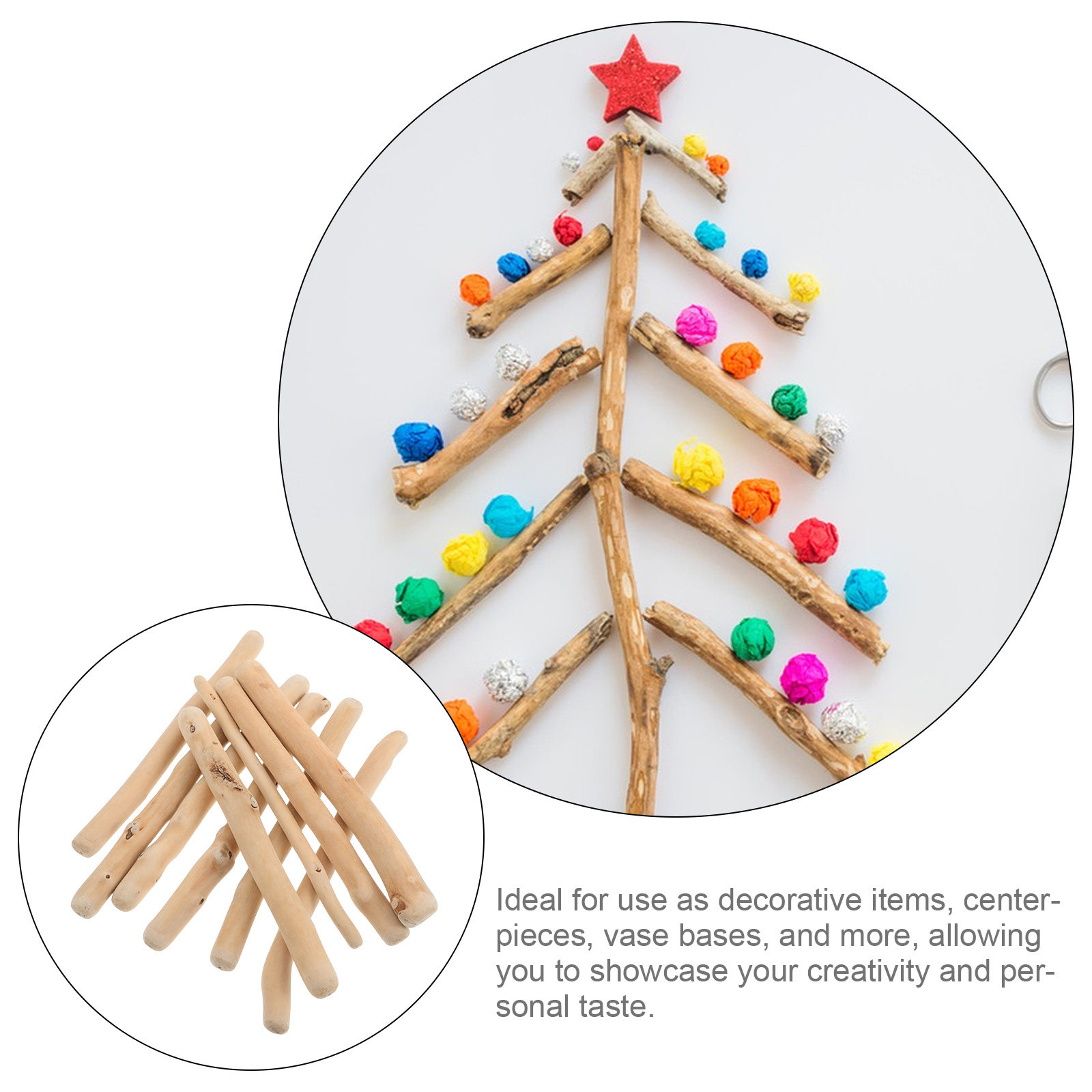 Décor en bois flotté, branches - Art Craft Vase avis et prix