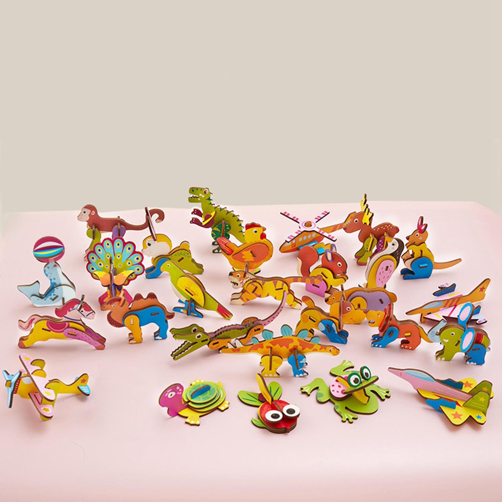 Puzzle en bois 3D de dessin an - Art Craft For Kindergarten avis et prix