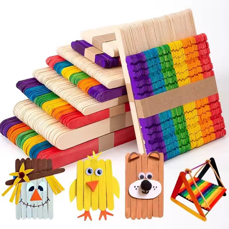 Bâtonnets de sucettes colorés  - Art Craft With Ice Cream Stick avis et prix