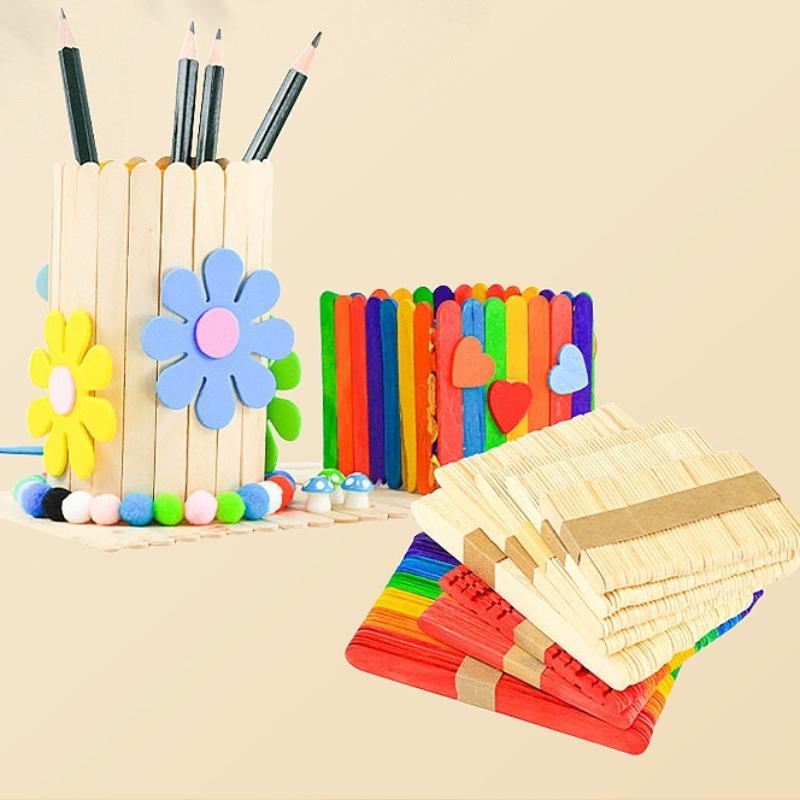 100 bâtonnets de crème glacée  - Art Craft With Ice Cream Stick avis et prix