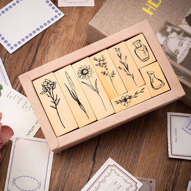 Ensemble combiné en bois de Lo - Art Craft Vase avis et prix