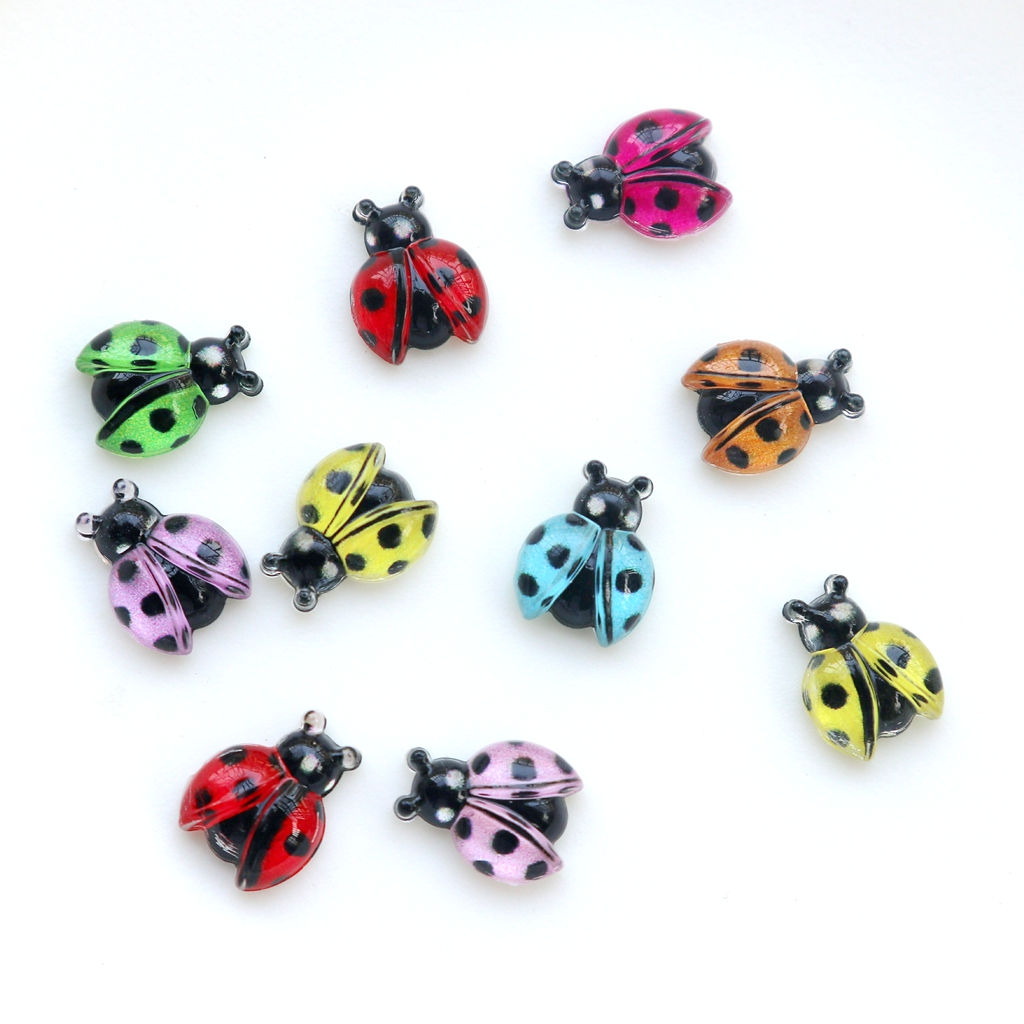 30 mini-cabochons coccinelles  - Art Craft Ladybug avis et prix