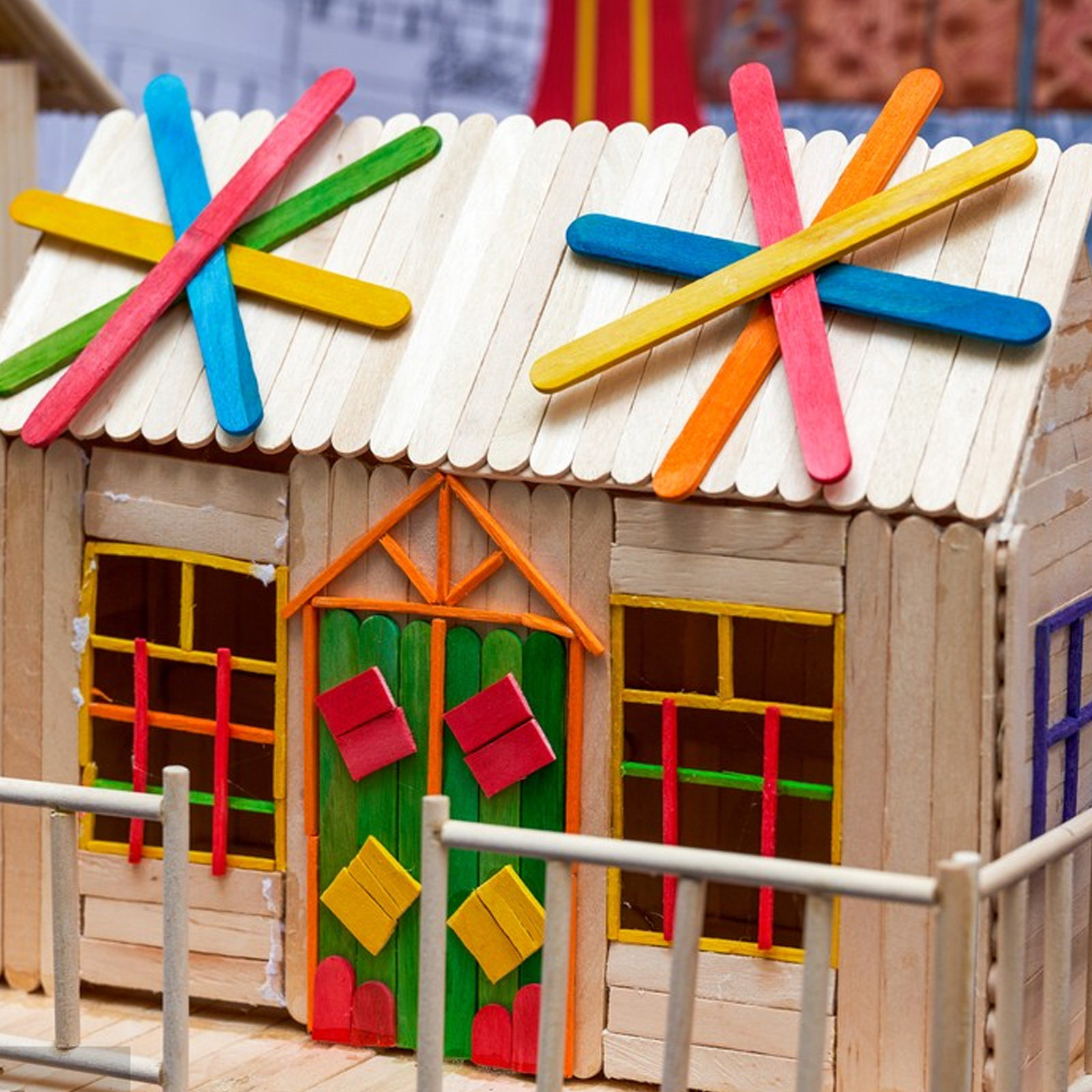 200 bâtonnets en bois colorés  - Art Craft With Ice Cream Stick avis et prix