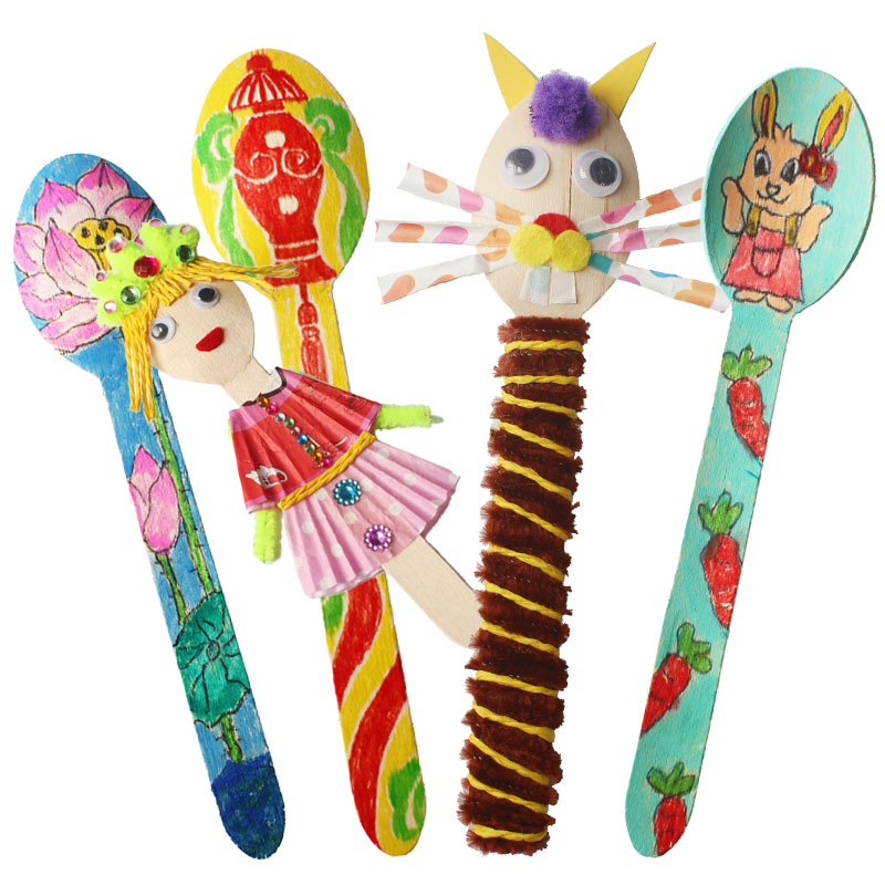 Cuillère en bois pour arts et  - Art Craft For Kindergarten avis et prix